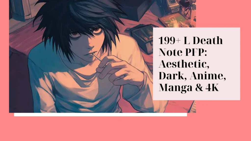 L Death Note PFP